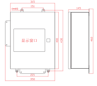 多用户计量表箱尺寸